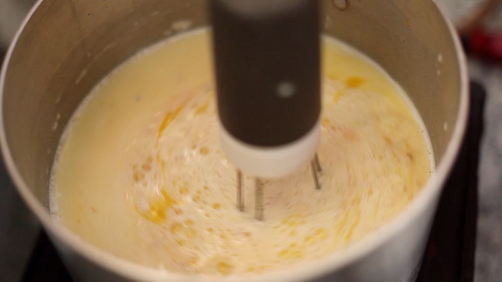 It just didn't stir all around the pot. It did a ballet pirouette in the centre burning the milk to the bottom of the pot. Bad bad bad!!