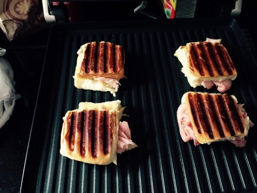 It looks like this when it's ready