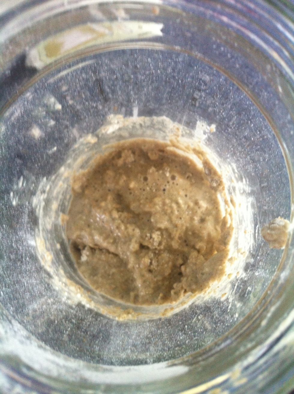 It looks looks horrible but just cover and leave somewhere warm for 3 or 4 days