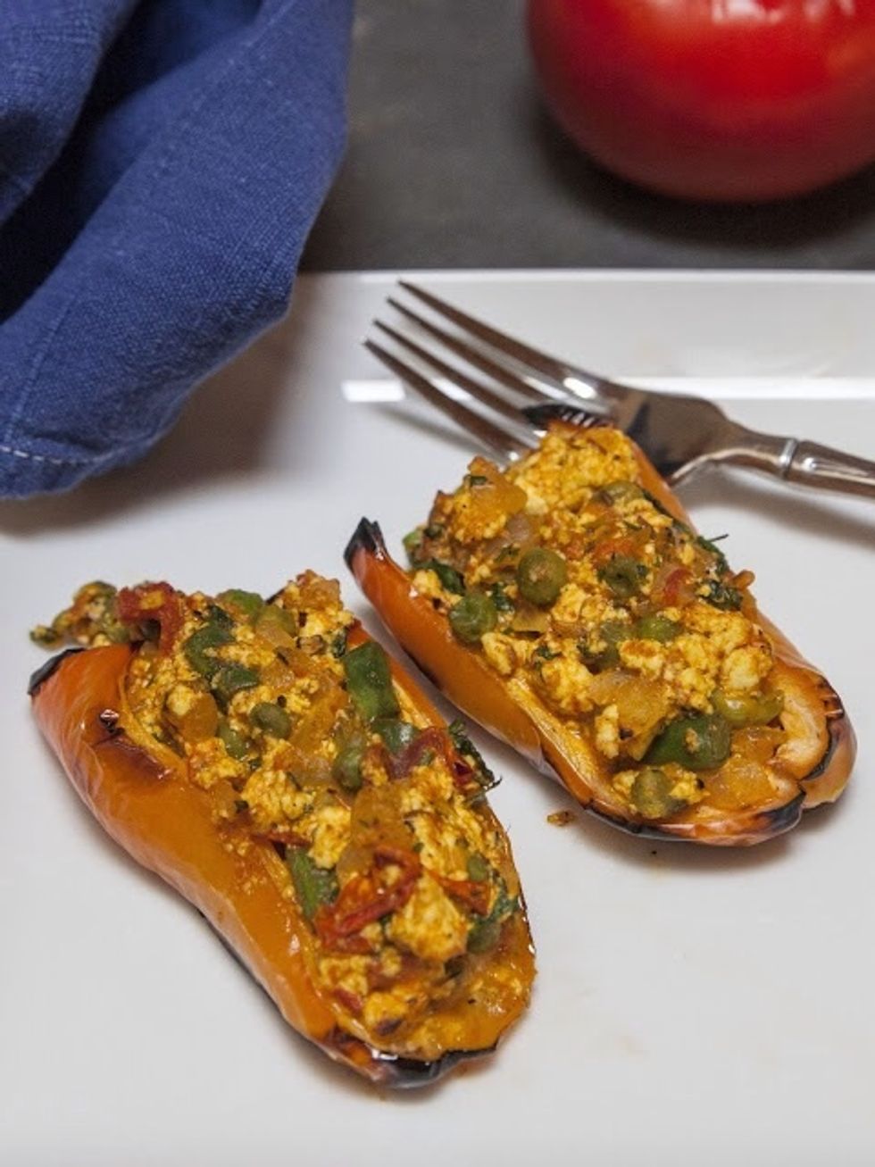 It only took a few minutes and I was ready to plate them up. I served these with simple Basmati rice on the side and had a totally complete meal.