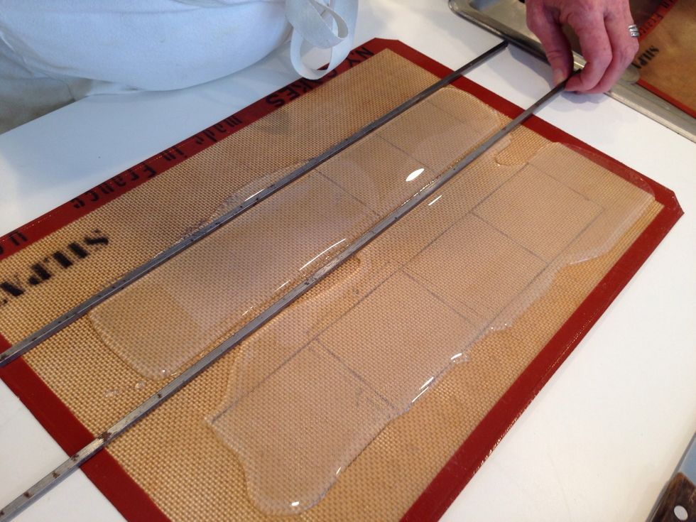 It remains workable so long we had time to do both sets this way.