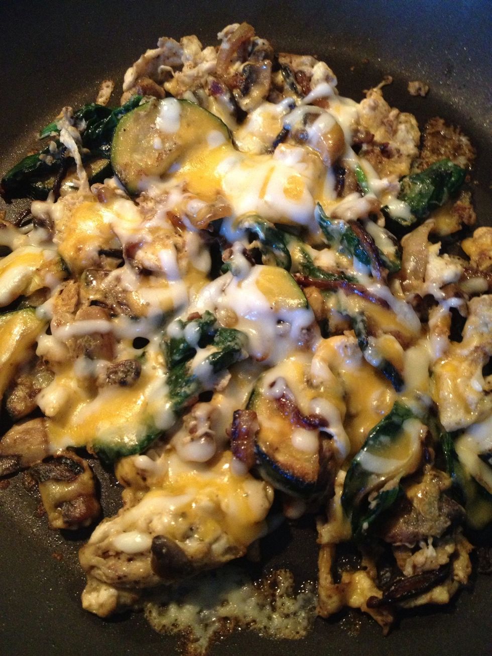 It's all melted!! Yummmmmmm!!