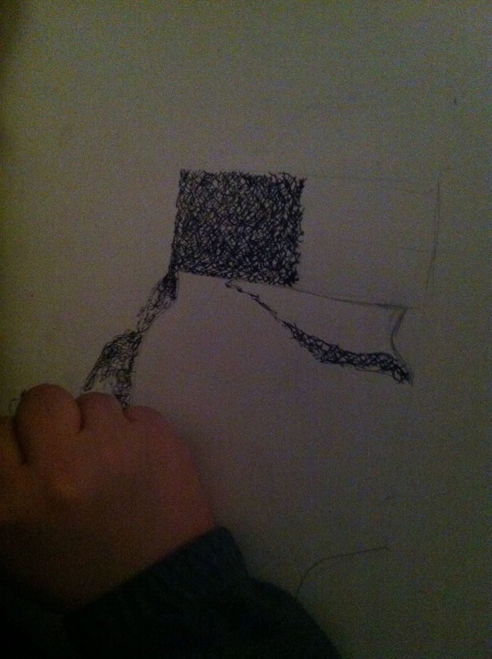 It's best to start with the darkest elements.