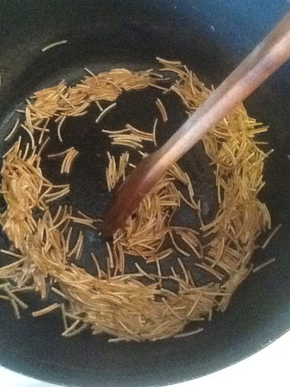 It's browning nicely,just how I like it.