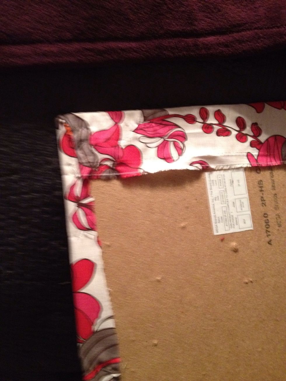 It's ok if there is extra. You can trim it later