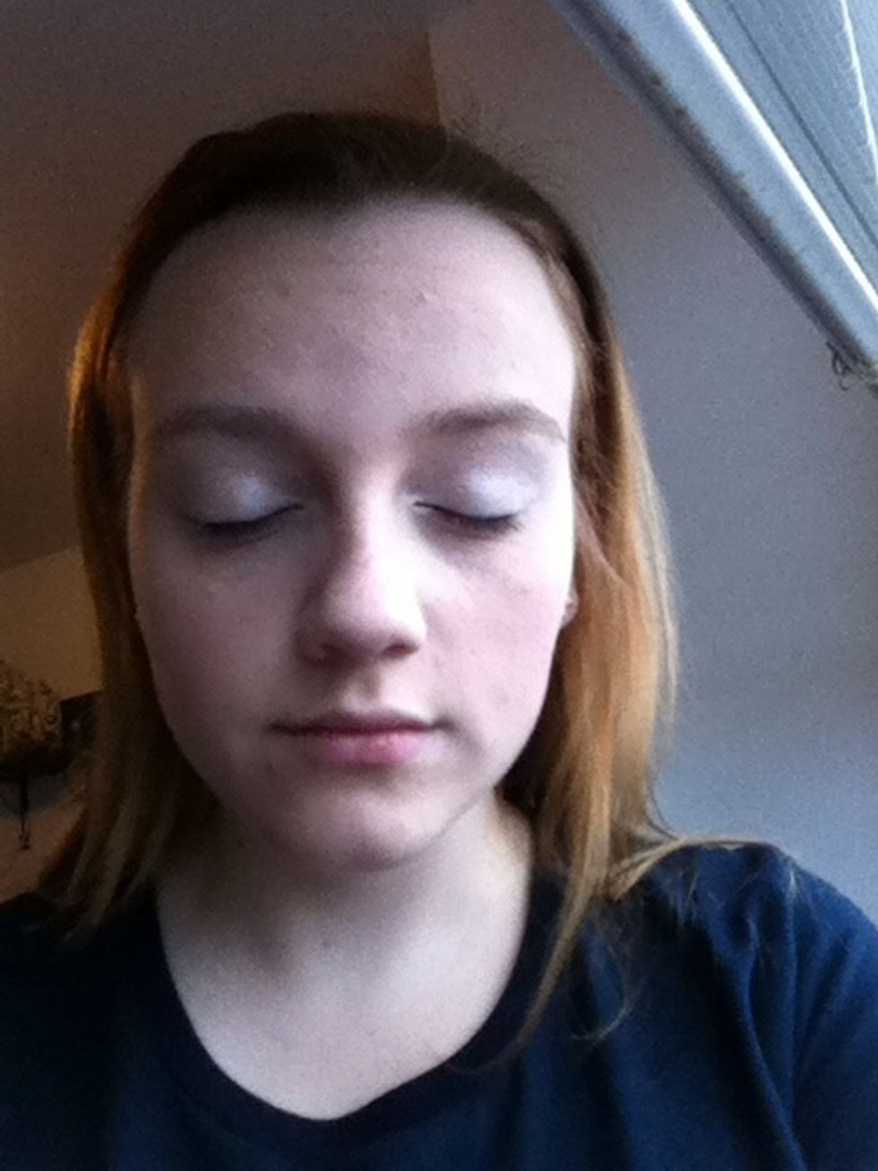 It's pretty light, but that's what I want. It's very sparkly, however, even though you can't tell in this picture.