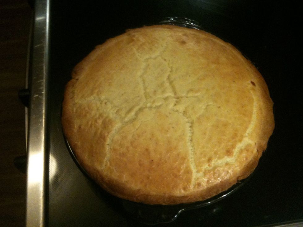 It's ready after 30-35 minutes.