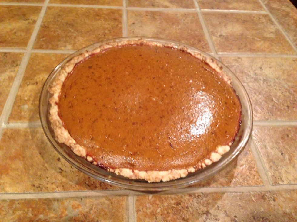 It's ready. (I used skim milk.)