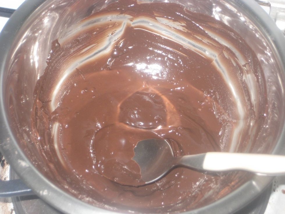 It's ready when its all melted and smooth.