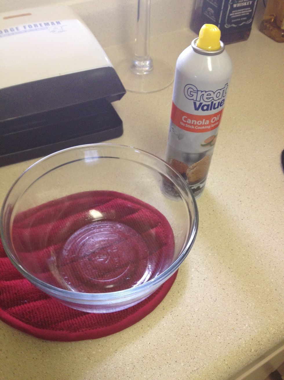 It's sprayed but you can't tell in the picture!