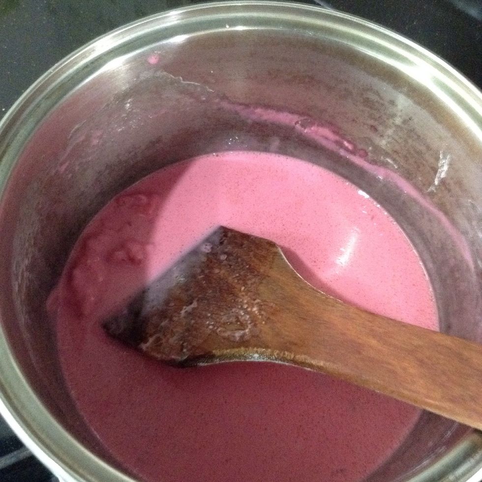 It's starting to form! Stir stir stirrrr