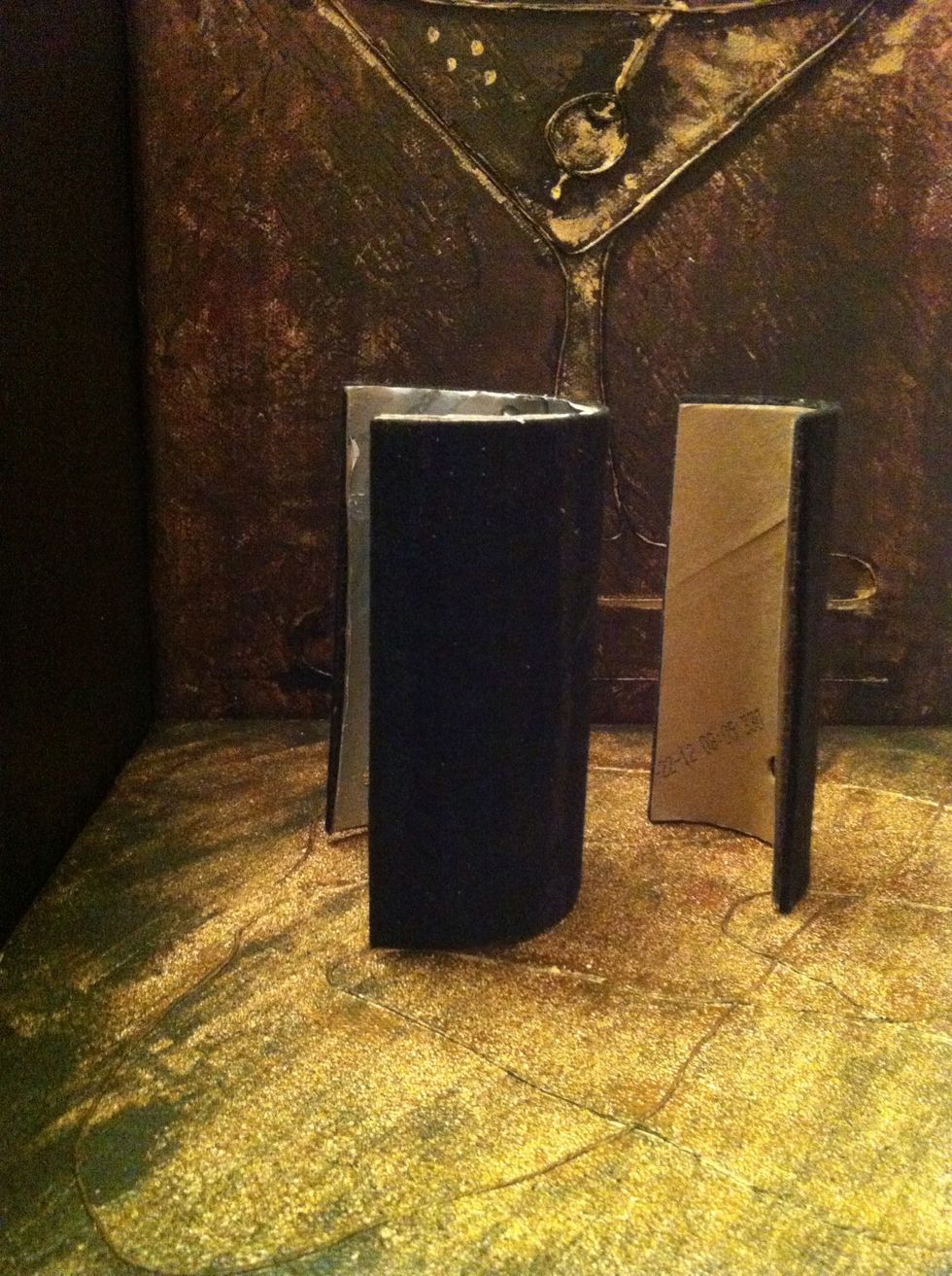 It's time to decorate... the possibilities are endless. It's easiest to work with self adhesive paper but glue works just as well. Use glue to attach your favorite photo, picture or material.