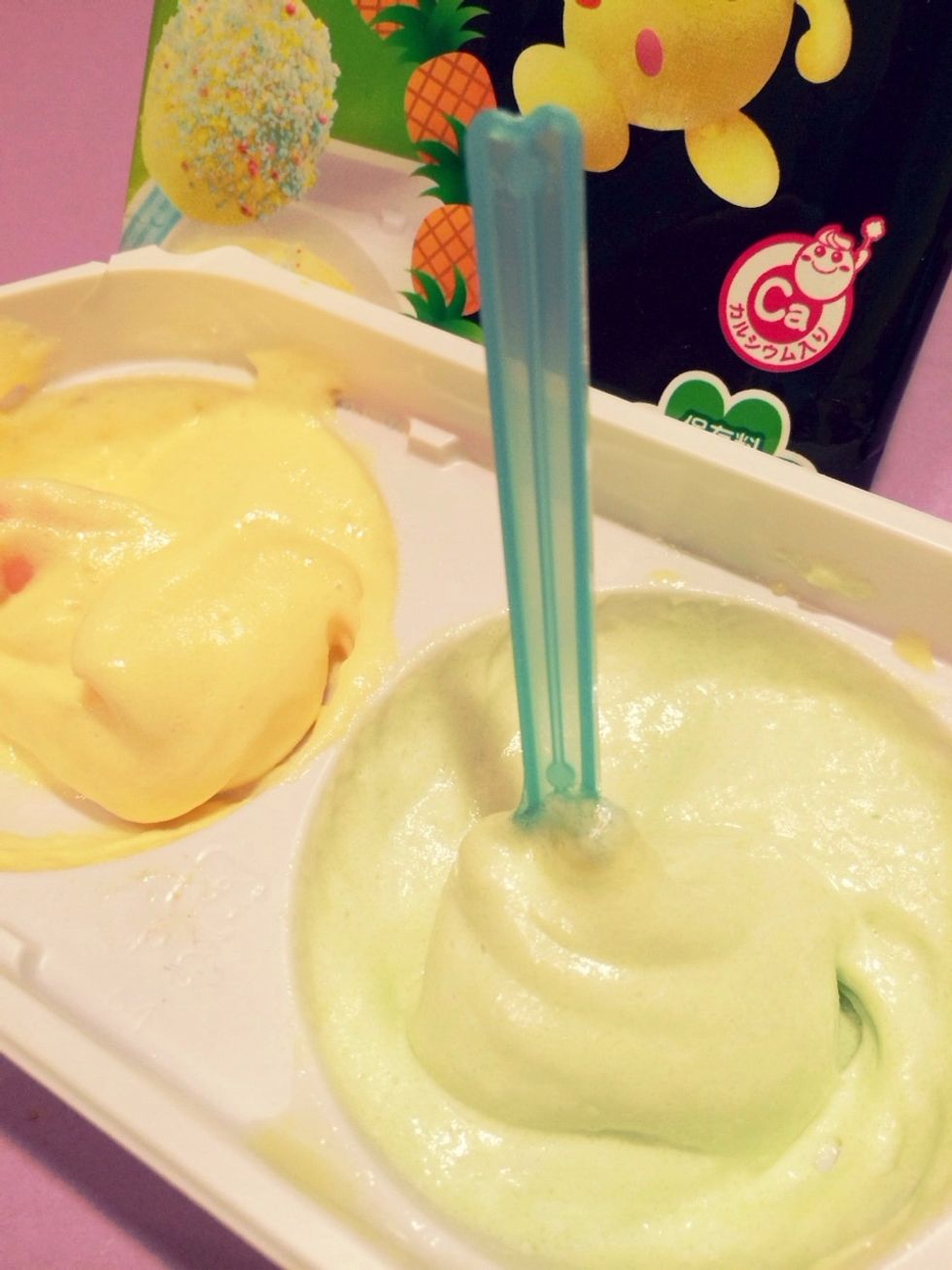 It's turning Green!!! And now tastes like Apple!!
