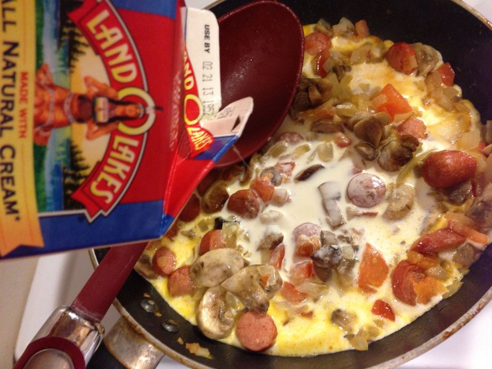 "It's usually served with creme and Parmesan cheese!" The beggar said. "Oh I've just remembered that I have some old creme and cheese" said the old woman.