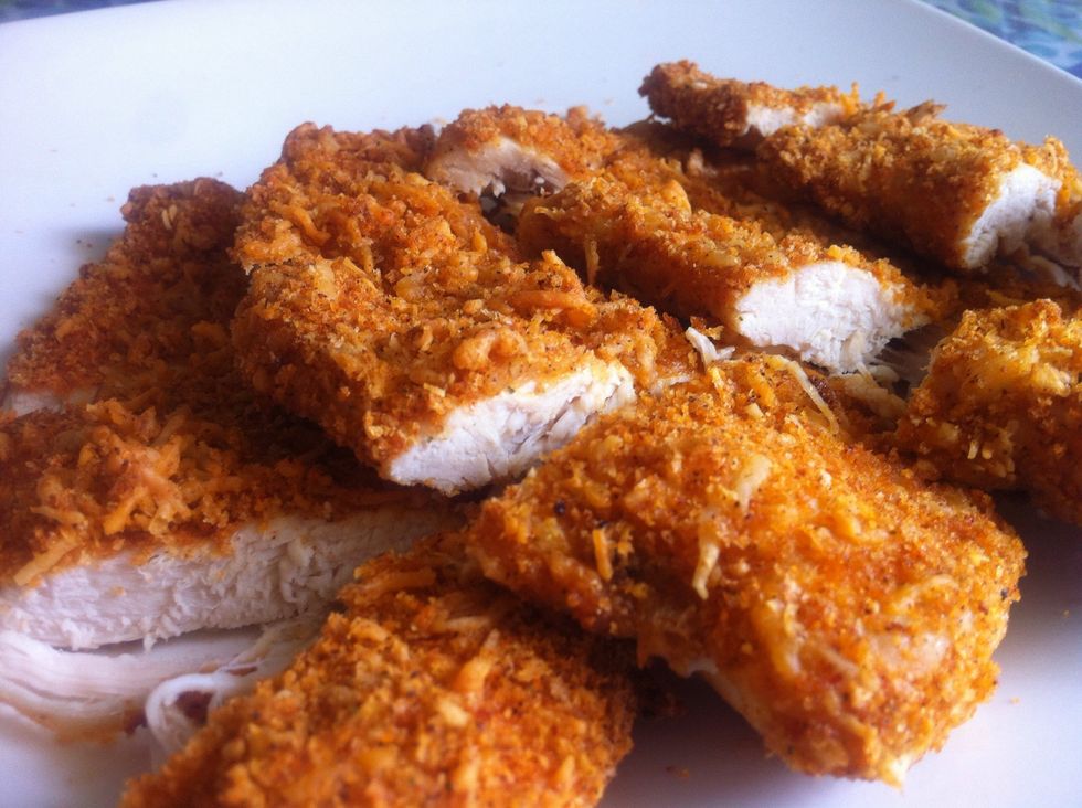 It should also be crispy .