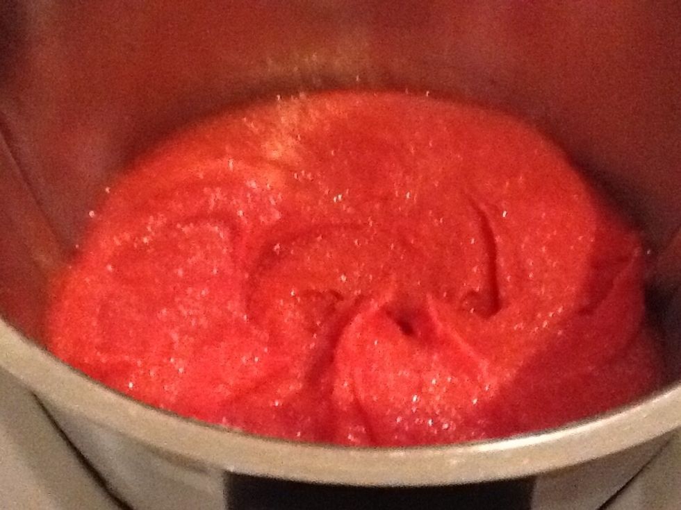 It should be light and fluffy.