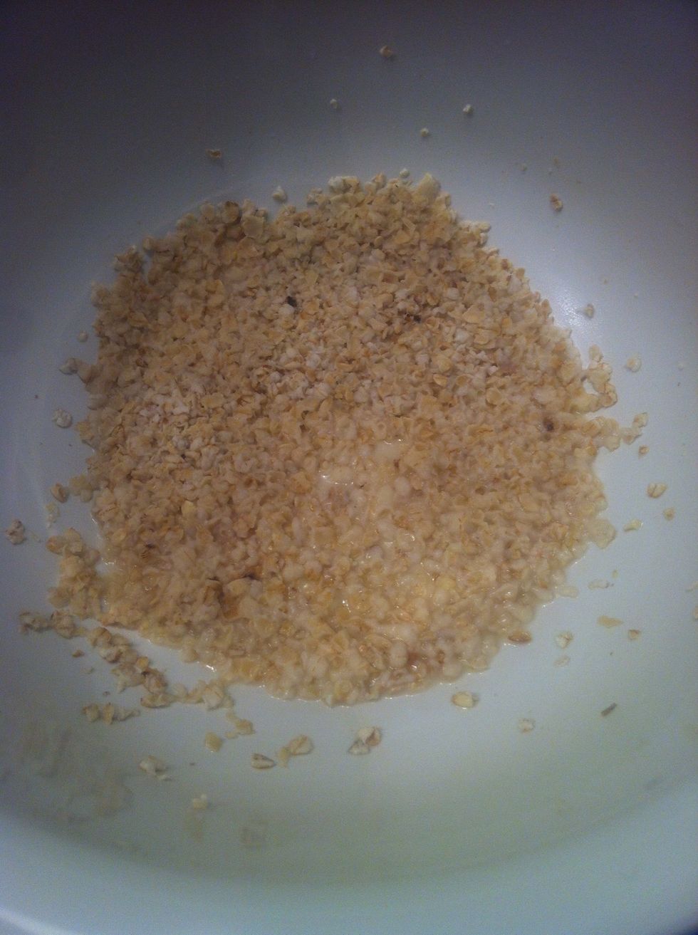 It should be like this almost the water gone but a little bit left