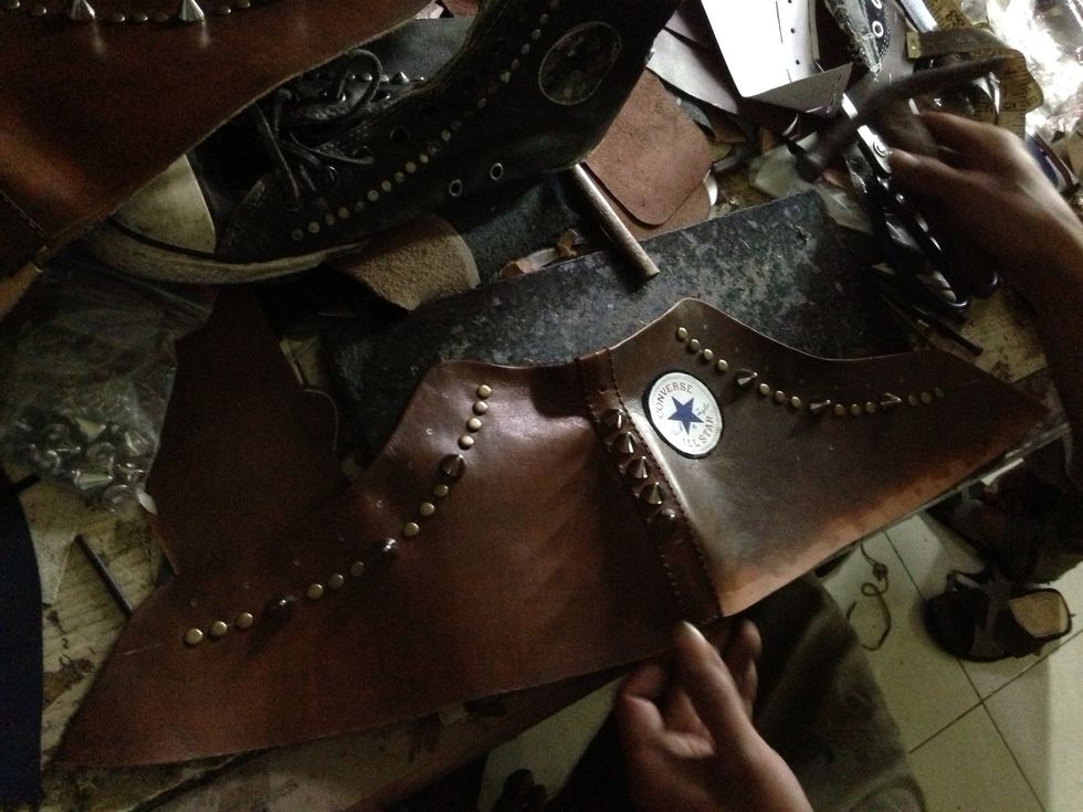 It should be like this with the logo attached and the all studed up \ud83d\ude09