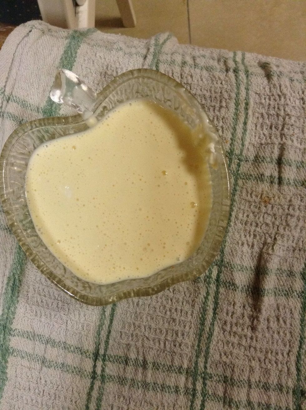 It should be liquid more than solid ..as shown.