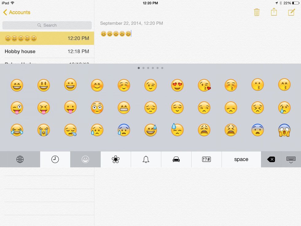 It should bring the two keyboards together but is still halfway up the screen.