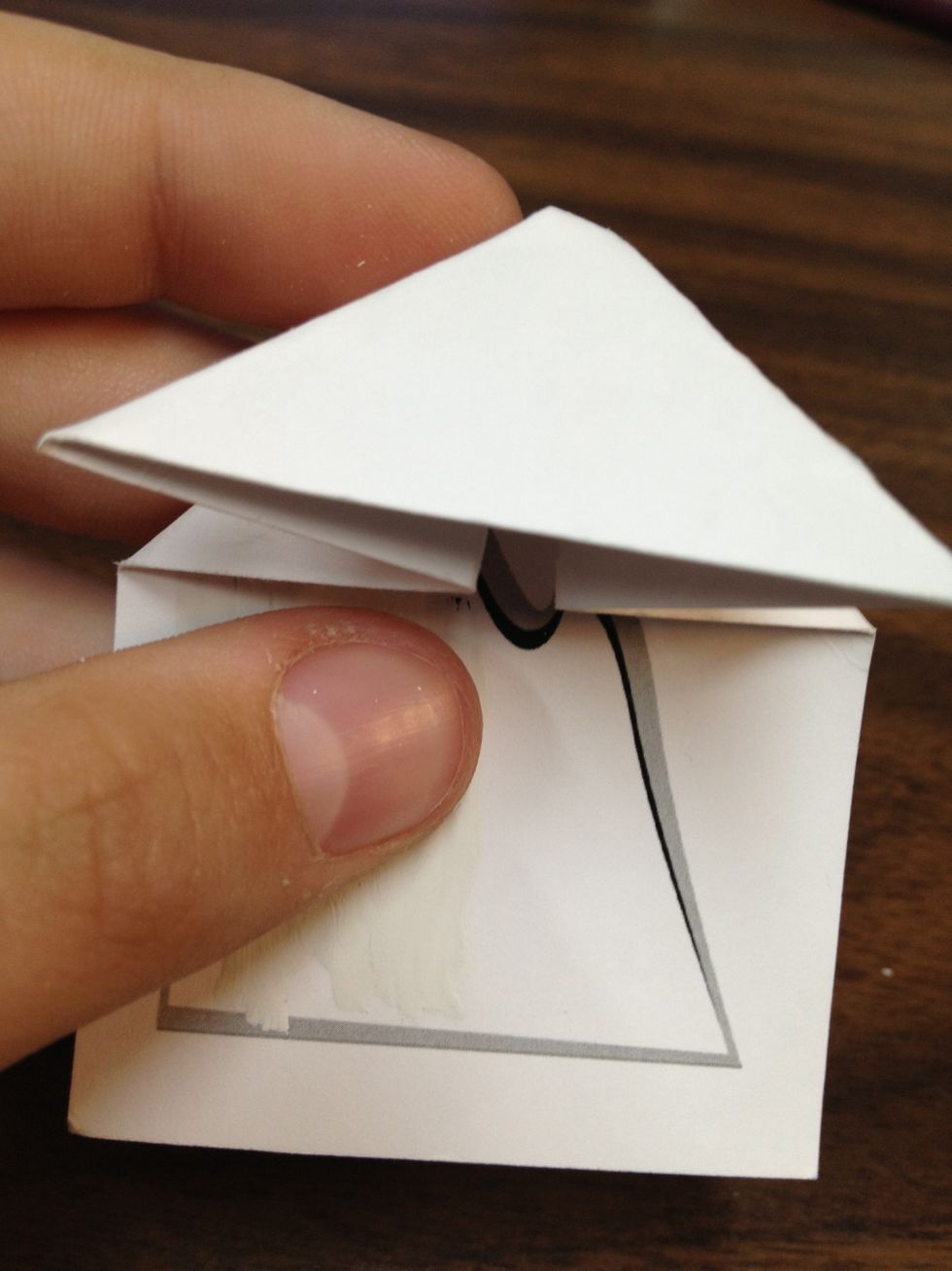 It should end up like this