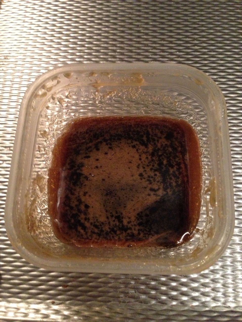 It should look a little bit like this. (I put half aside for 'normal' sesame cookies.)