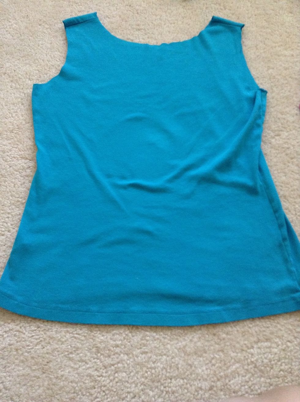 it should look a little like this, then turn the shirt over