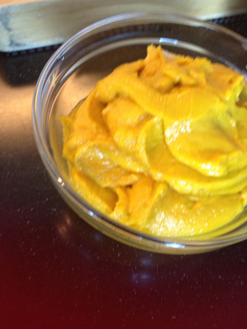 It should look like this after u push thru fine sieves.