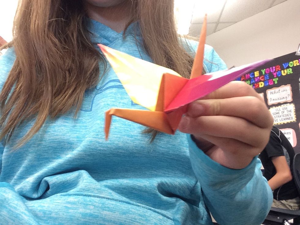 It should look like this as the final product.