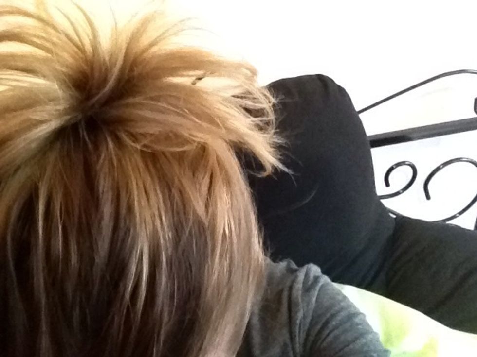 It should look like this from the top