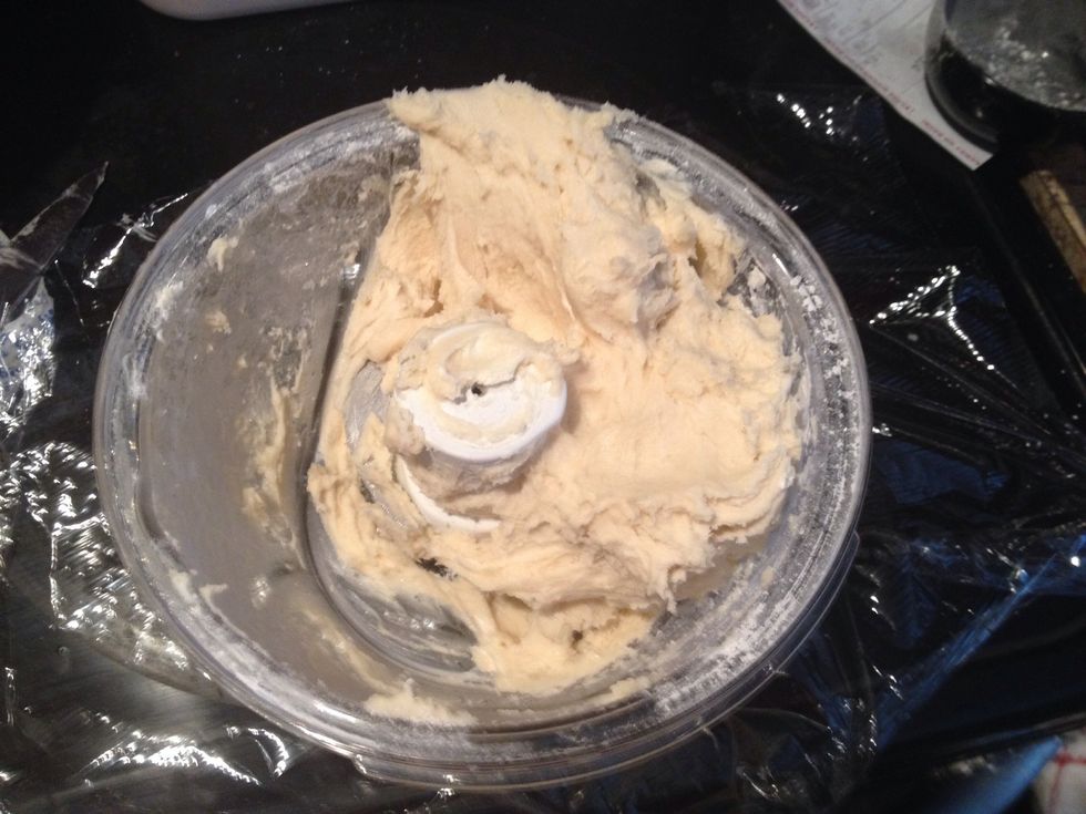 It should look like this.. if it's too runny add a little more flour :)