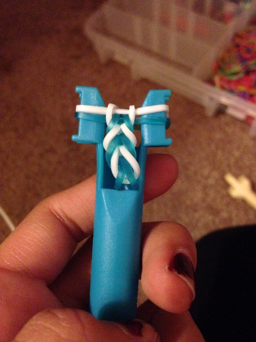 It should look like this if you keep going in this pattern