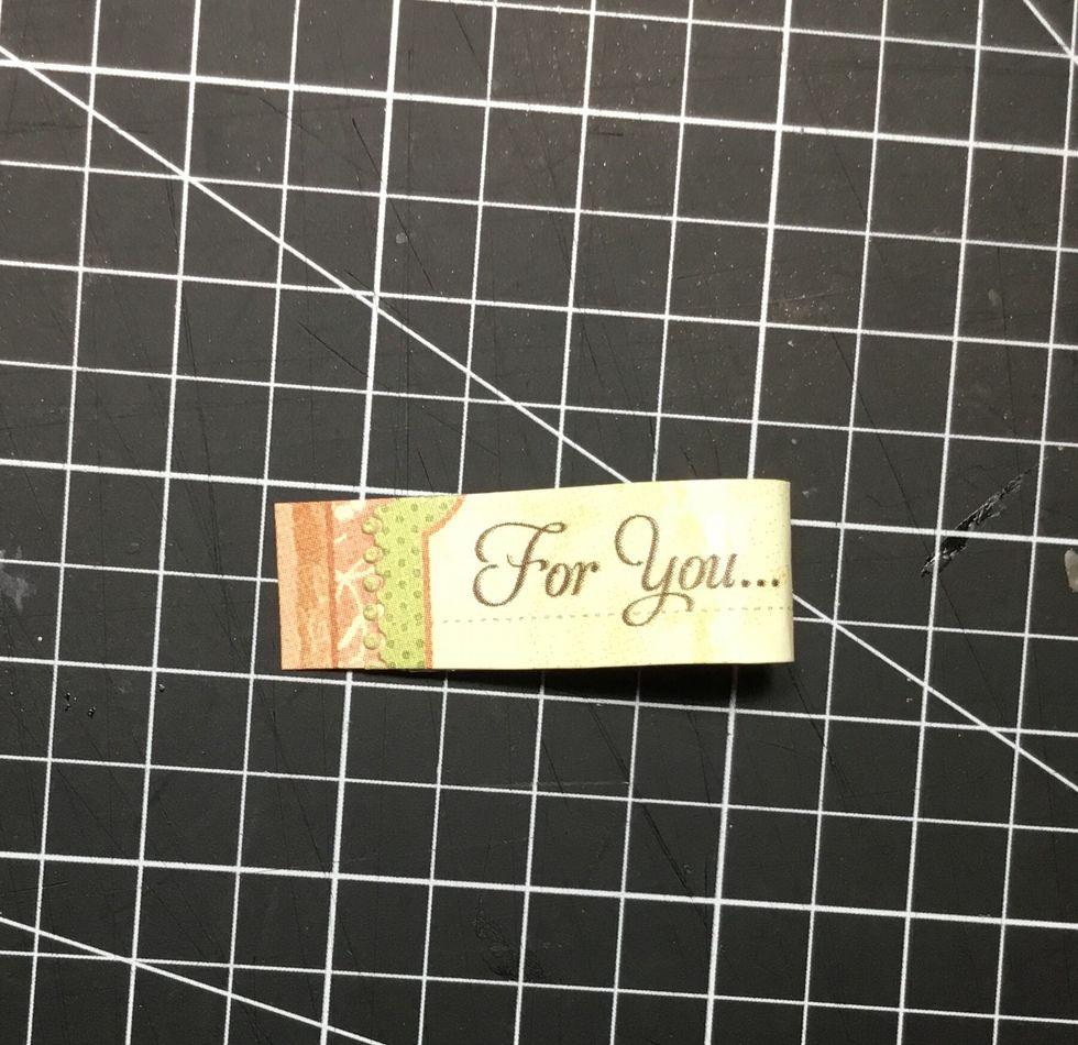 It should look like this once folded.