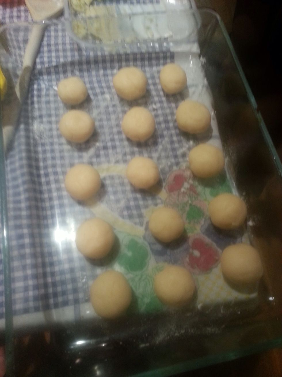 It should look like this. Place into the oven for 30mins approx.