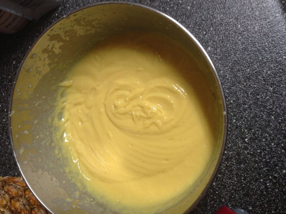 It should look like this. Set this bowl aside.