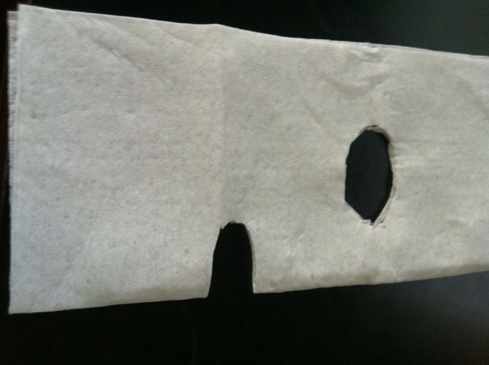 It should look like this unfolded.