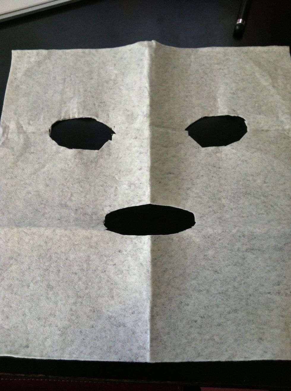 It should look like this unfolded