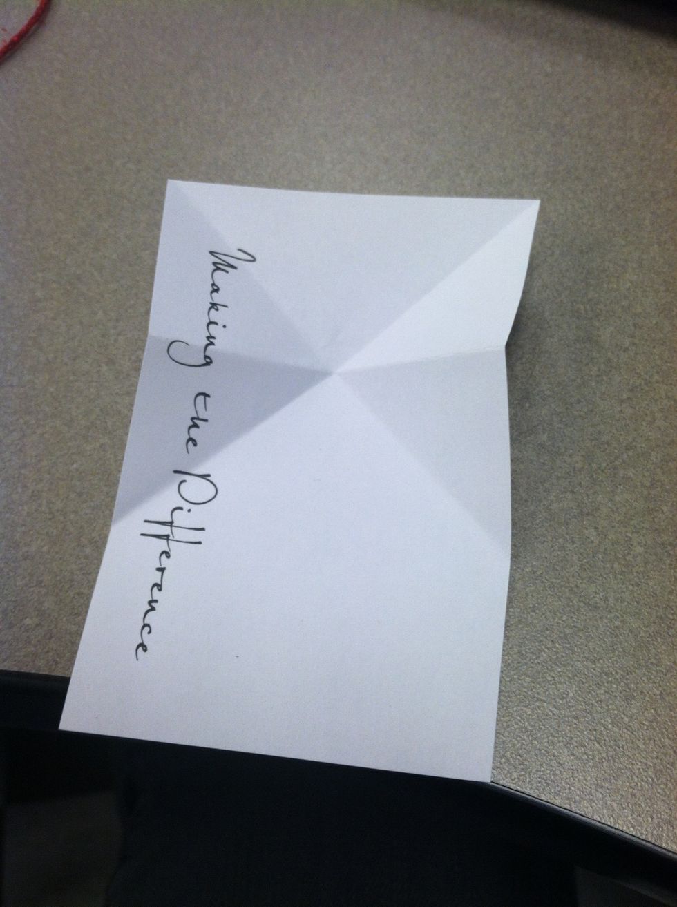 It should look like this when you flip it back over.