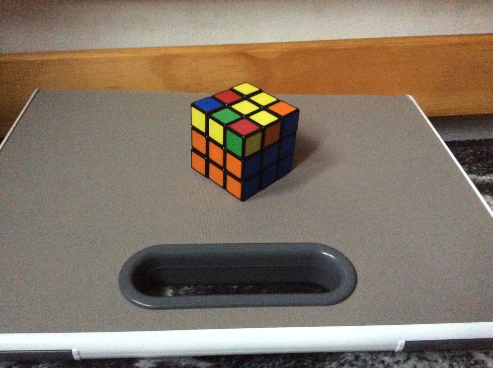 It should look like this when you get all the middle done.