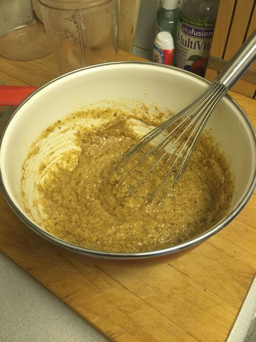 It should not be too dry or too liquid ..