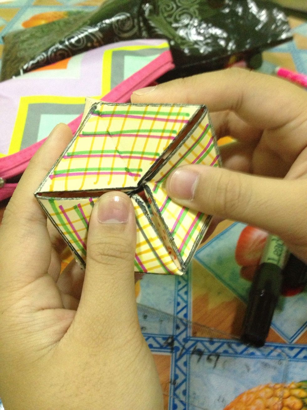 It should show up another color.