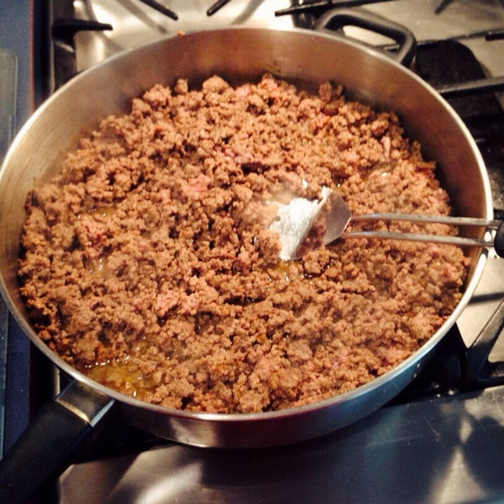 It should smell pretty great.  It's ok if there is a little pink as this will be cooked through later... When we act like we are working hard on dinner and the crock pot does the work for us.