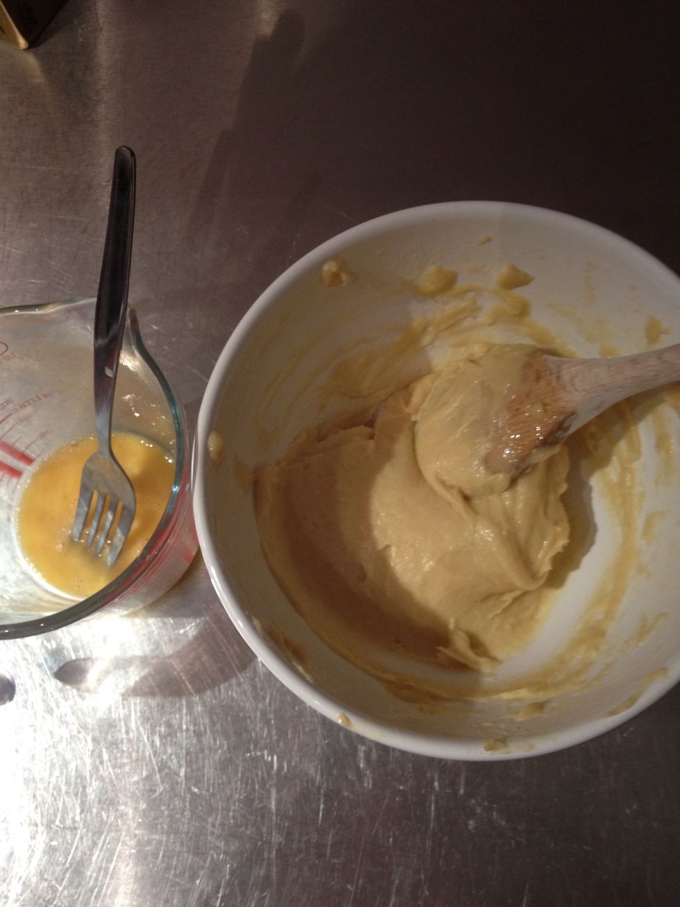 It should start getting glossy.