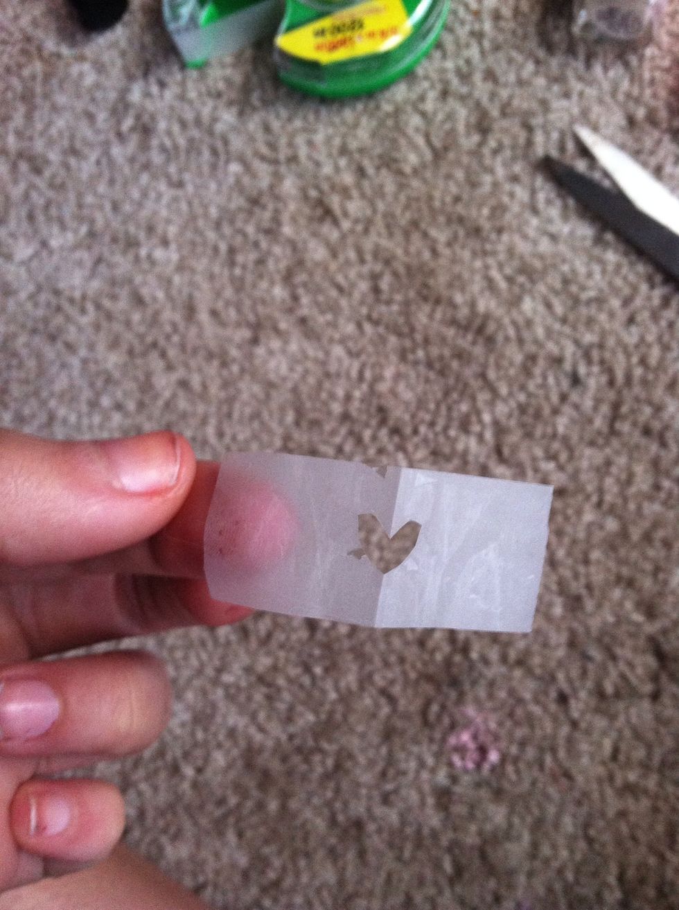 It should turn out looking like a heart! <3