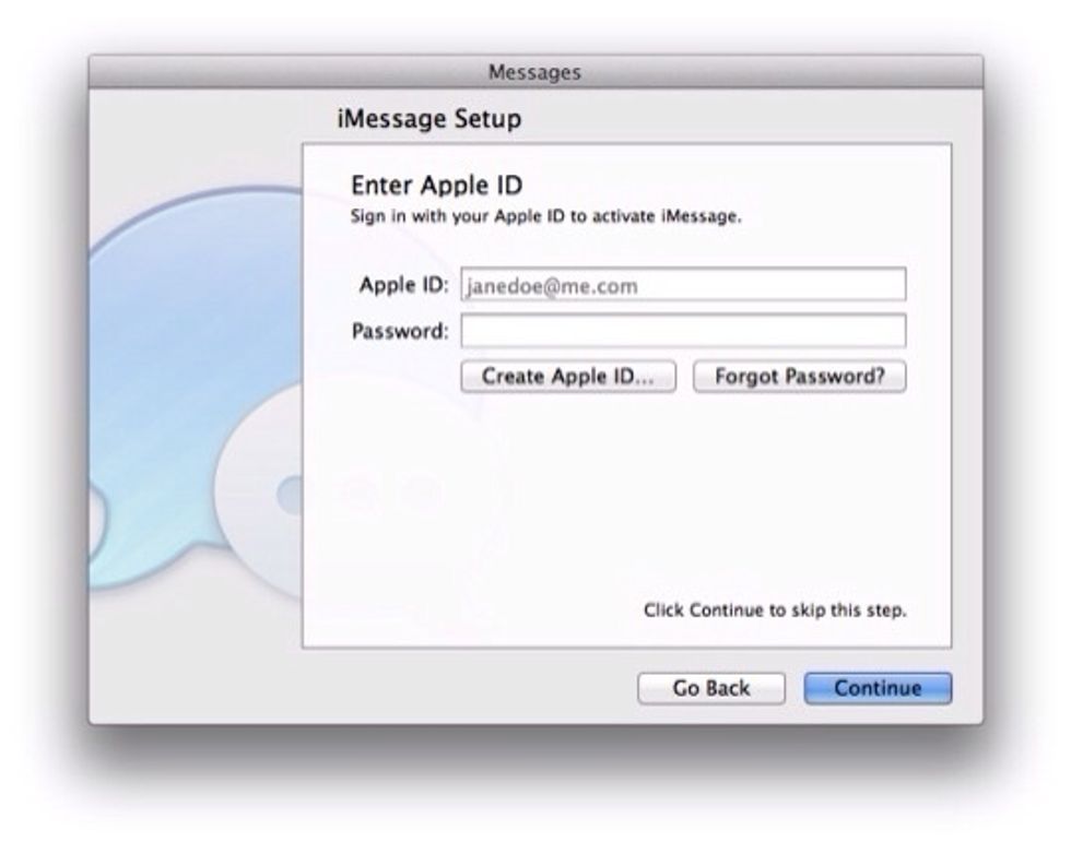 It will ask you to sign in with your Apple ID.
