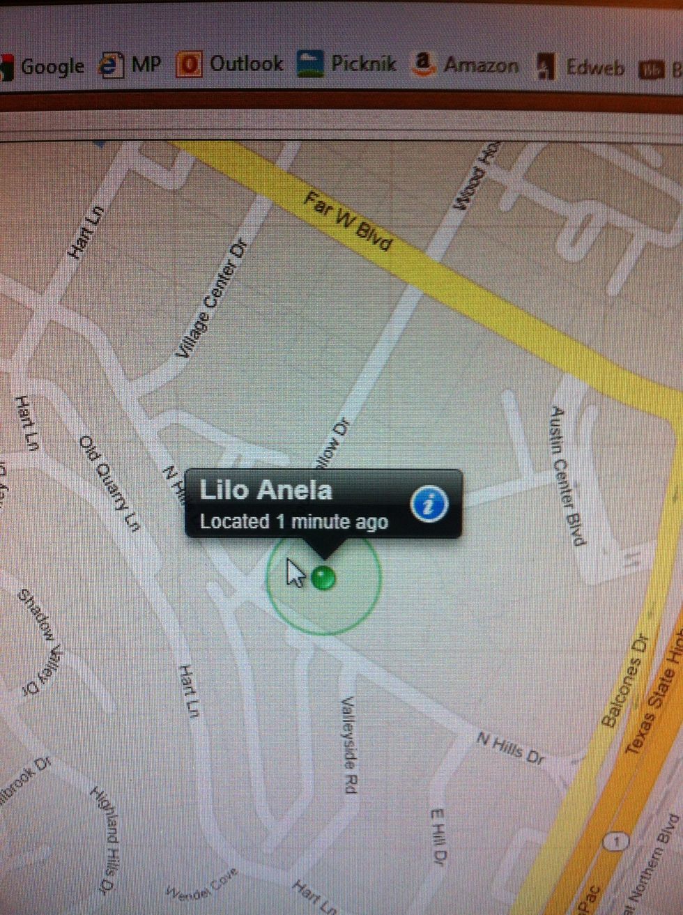 It will automatically begin locating your device. It is fairly accurate from my experience. You can zoom in and out and utilize options like Satellite and Hybrid views.