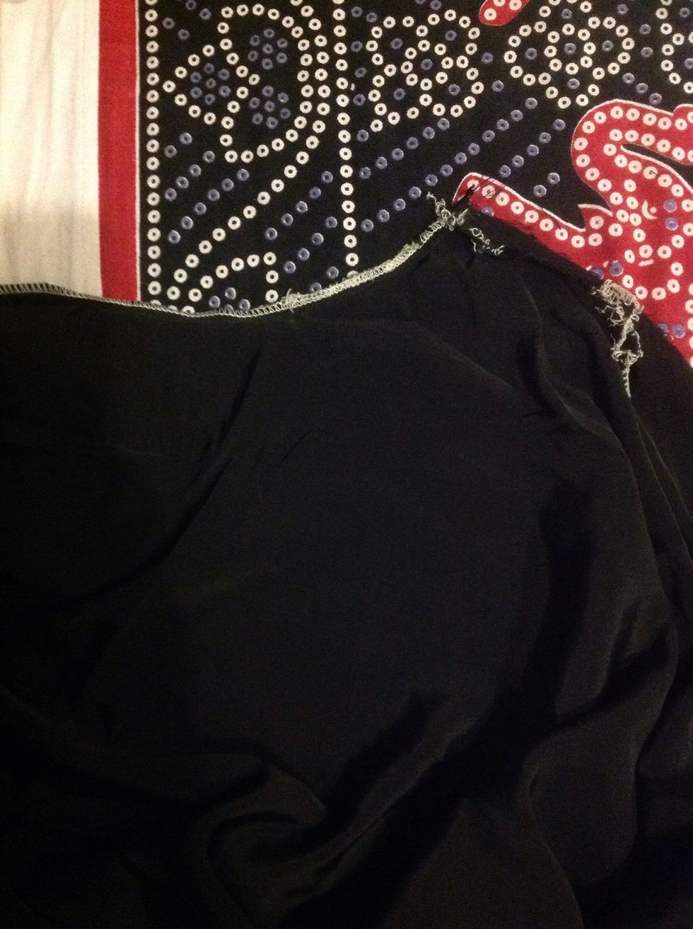 It will be a curved edge like this.