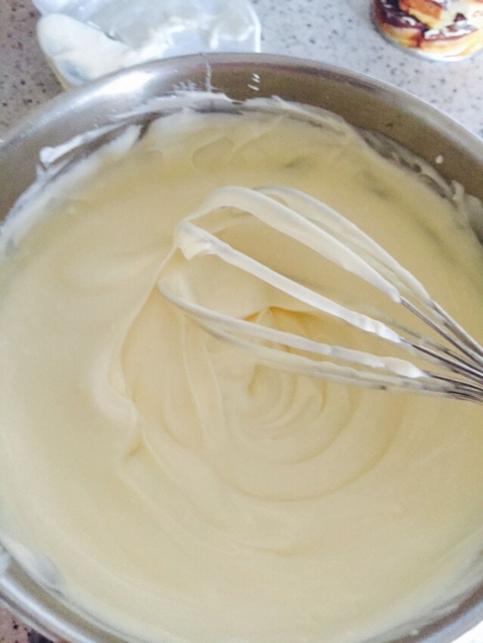 It will become nice and creamy like this