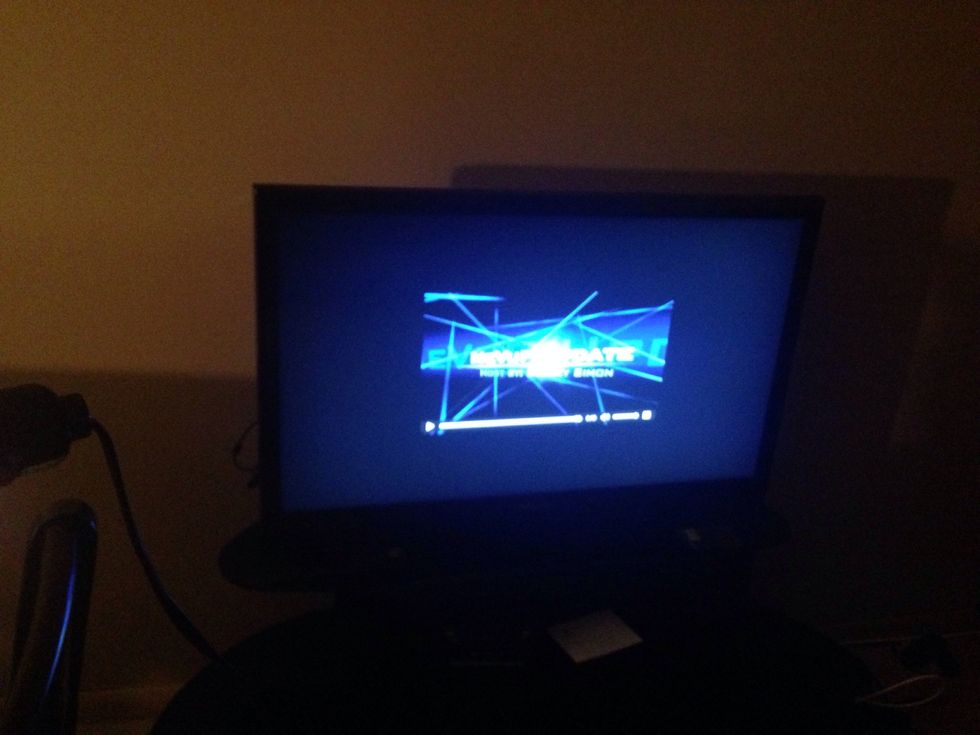 It will begin to play on you TV