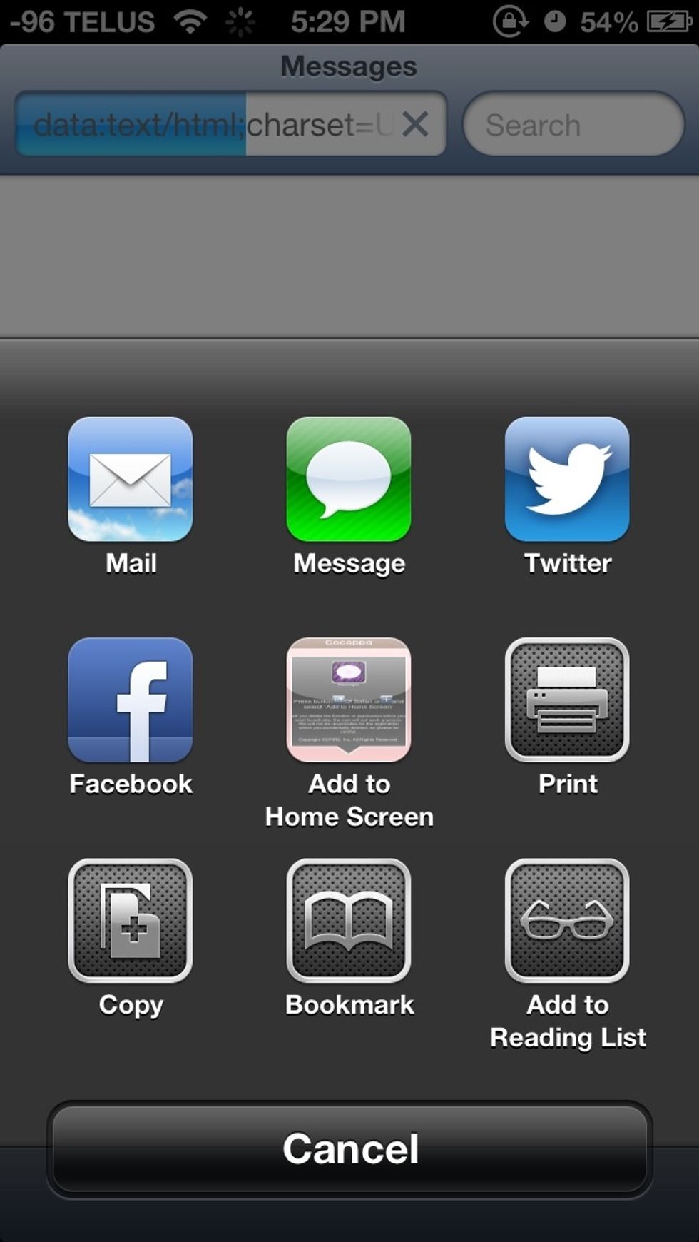 It will bring you to safari. Add it to the homescreen and you're done :)